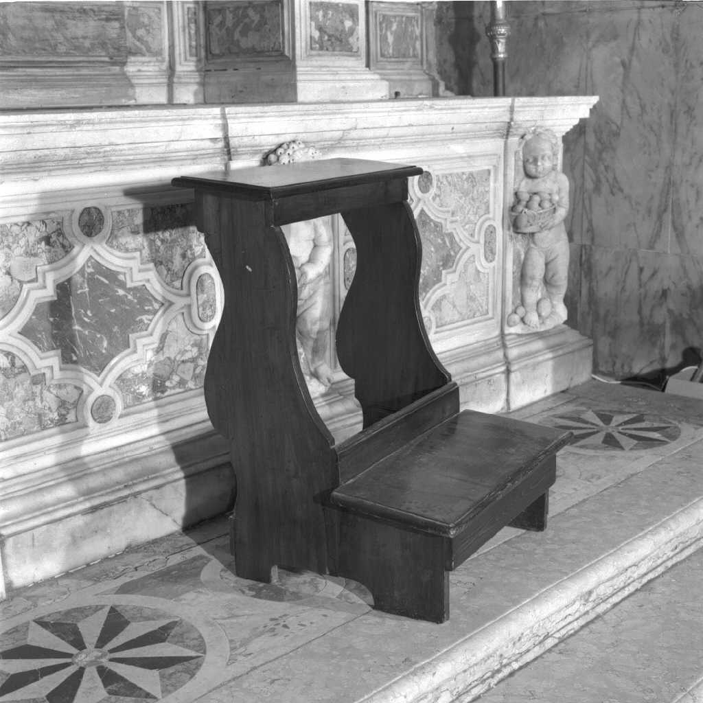 inginocchiatoio - ambito veneto (seconda metà sec. XIX)