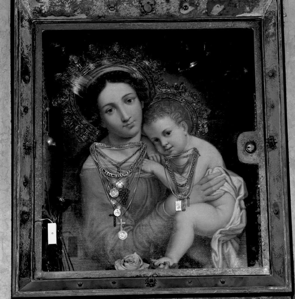 Mater amabilis, Madonna con Bambino (dipinto, elemento d'insieme) di Querena Lattanzio (prima metà sec. XIX)