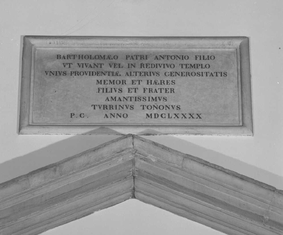 lapide - ambito veneto (sec. XVII)