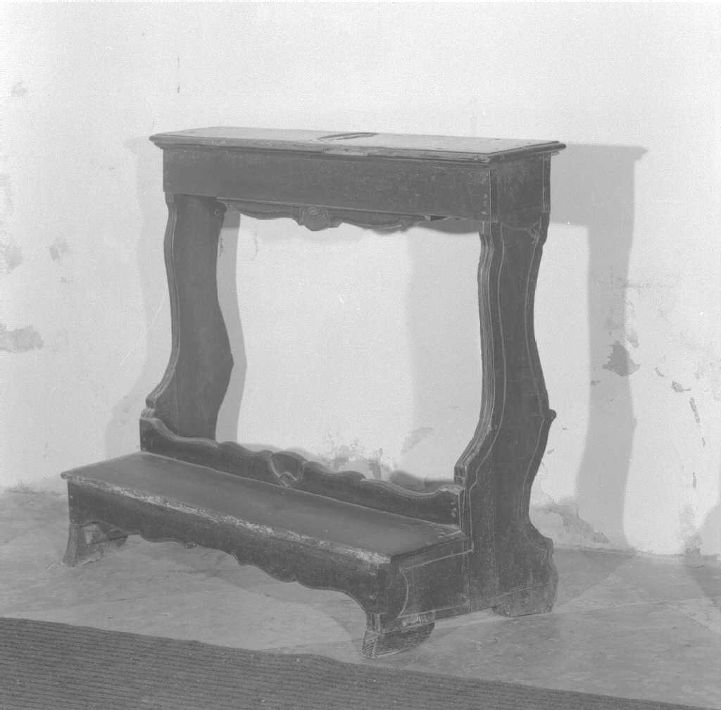 inginocchiatoio, serie - ambito veneto (sec. XVIII)