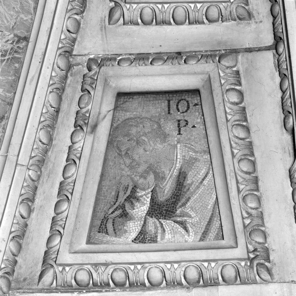 Giona (decorazione musiva, elemento d'insieme) di Negretti Jacopo detto Palma il Giovane (primo quarto sec. XVII)