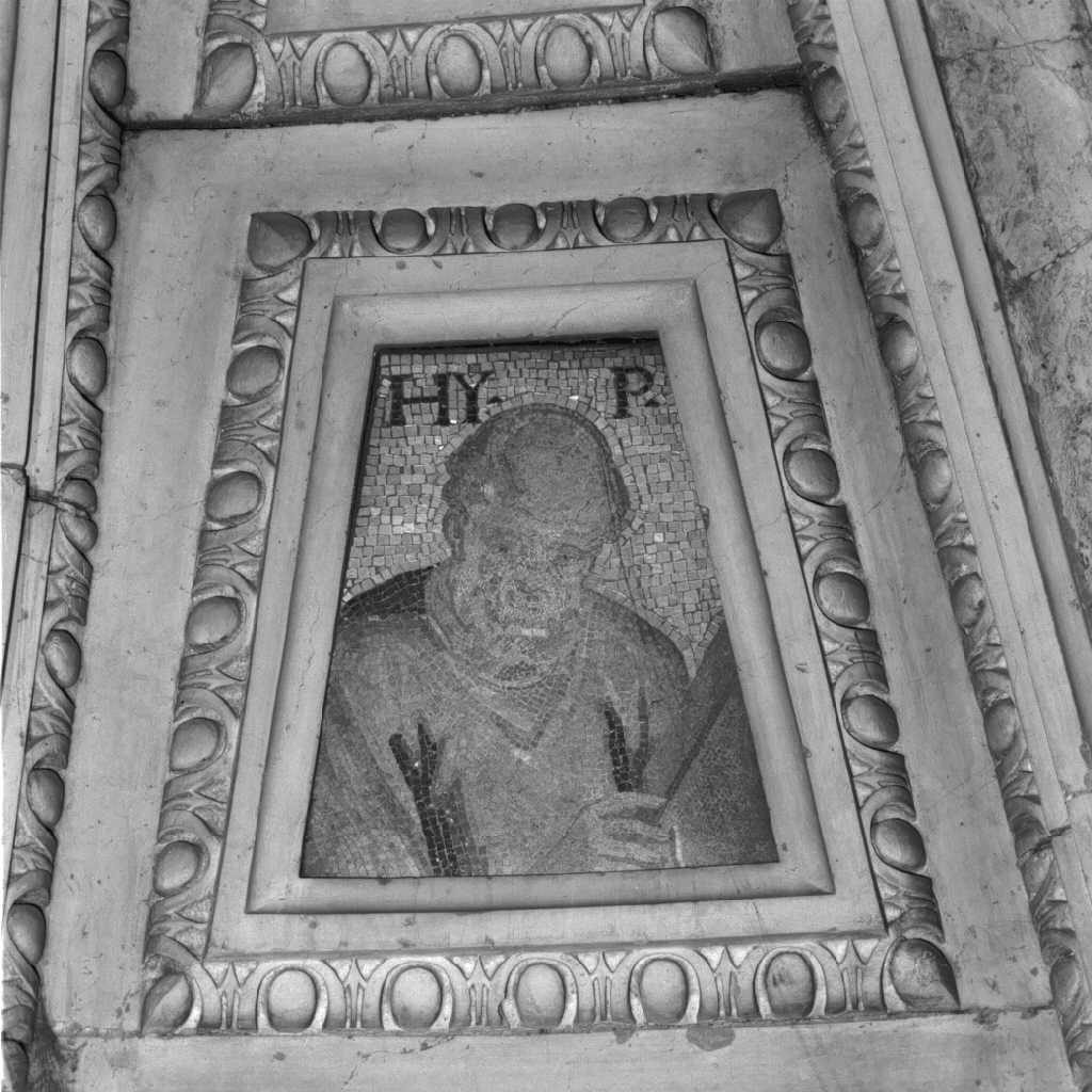 Geremia (decorazione musiva, elemento d'insieme) di Negretti Jacopo detto Palma il Giovane (primo quarto sec. XVII)