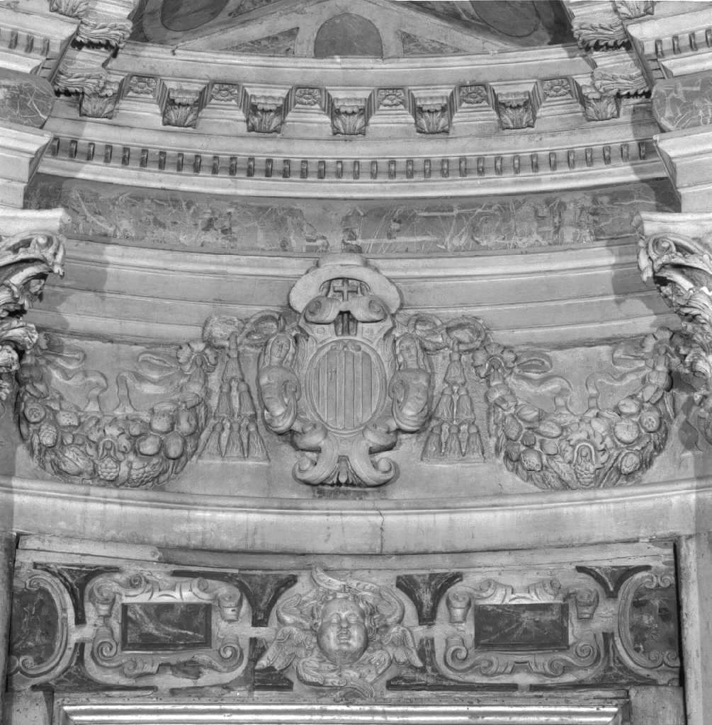 stemma (scultura, elemento d'insieme) - ambito veneto (fine/inizio secc. XVI/ XVII)