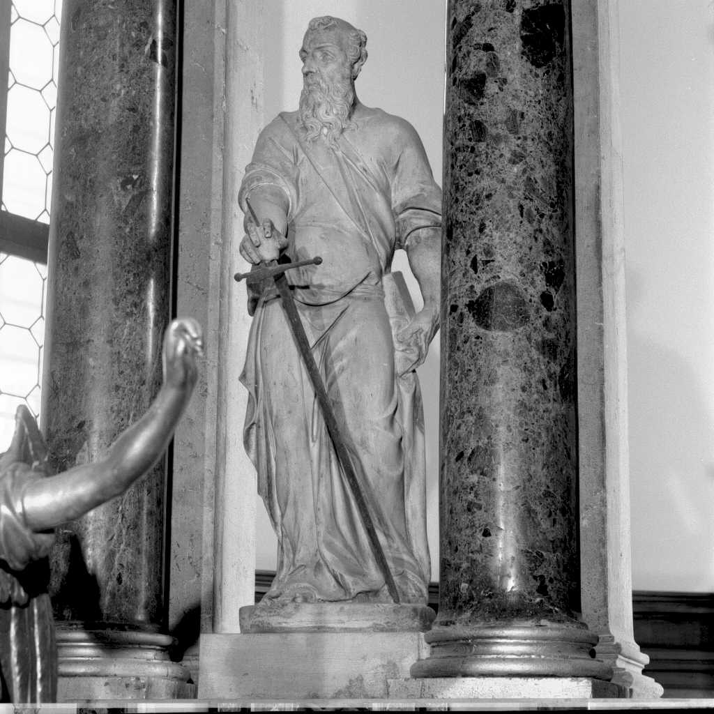 San Paolo (scultura, elemento d'insieme) - ambito veneto (metà sec. XVII)