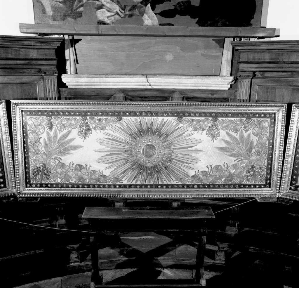 paliotto, elemento d'insieme - manifattura veneta (sec. XVIII)