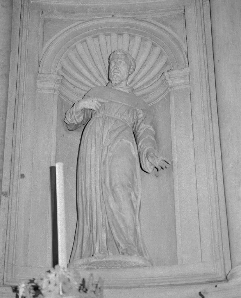 San Francesco (scultura, elemento d'insieme) di Campagna Girolamo (inizio sec. XVII)