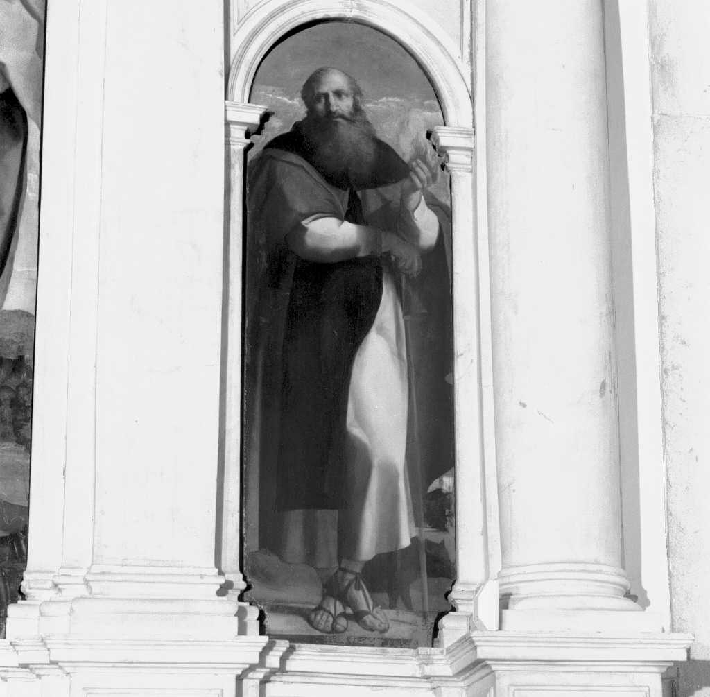 Sant'Antonio Abate (scomparto di polittico, elemento d'insieme) di Negretti Jacopo detto Palma il Vecchio (primo quarto sec. XVI)