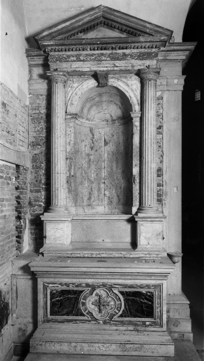 altare, insieme - ambito veneto (sec. XVI)