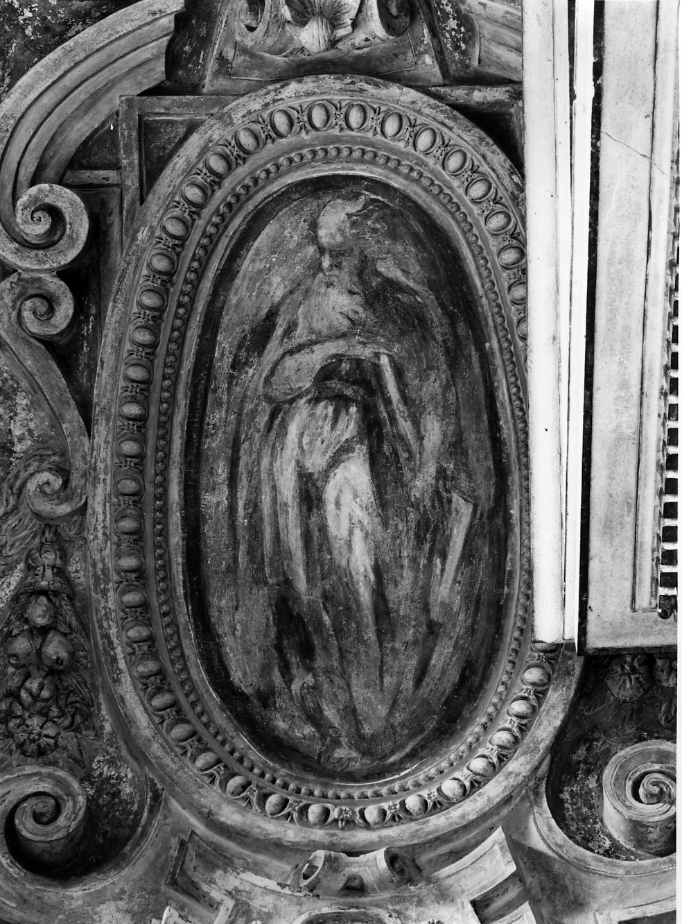 figura maschile (addobbo di dipinto, elemento d'insieme) di Meldolla Andrea detto Andrea Schiavone (sec. XVI)