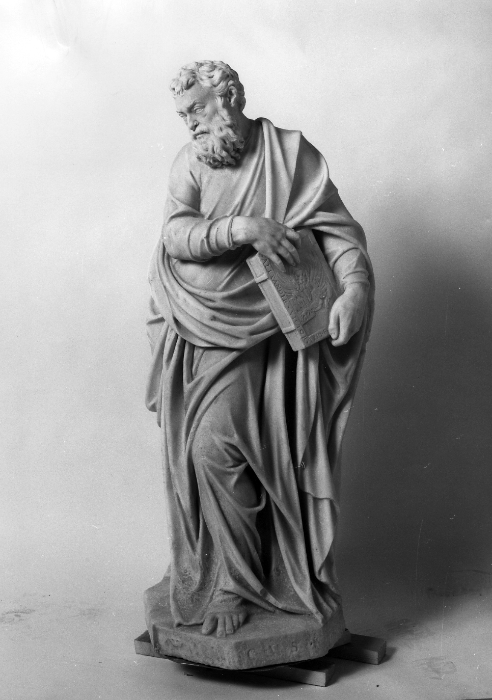 San Marco Evangelista (statua) di Vittoria Alessandro (scuola) (sec. XVI)