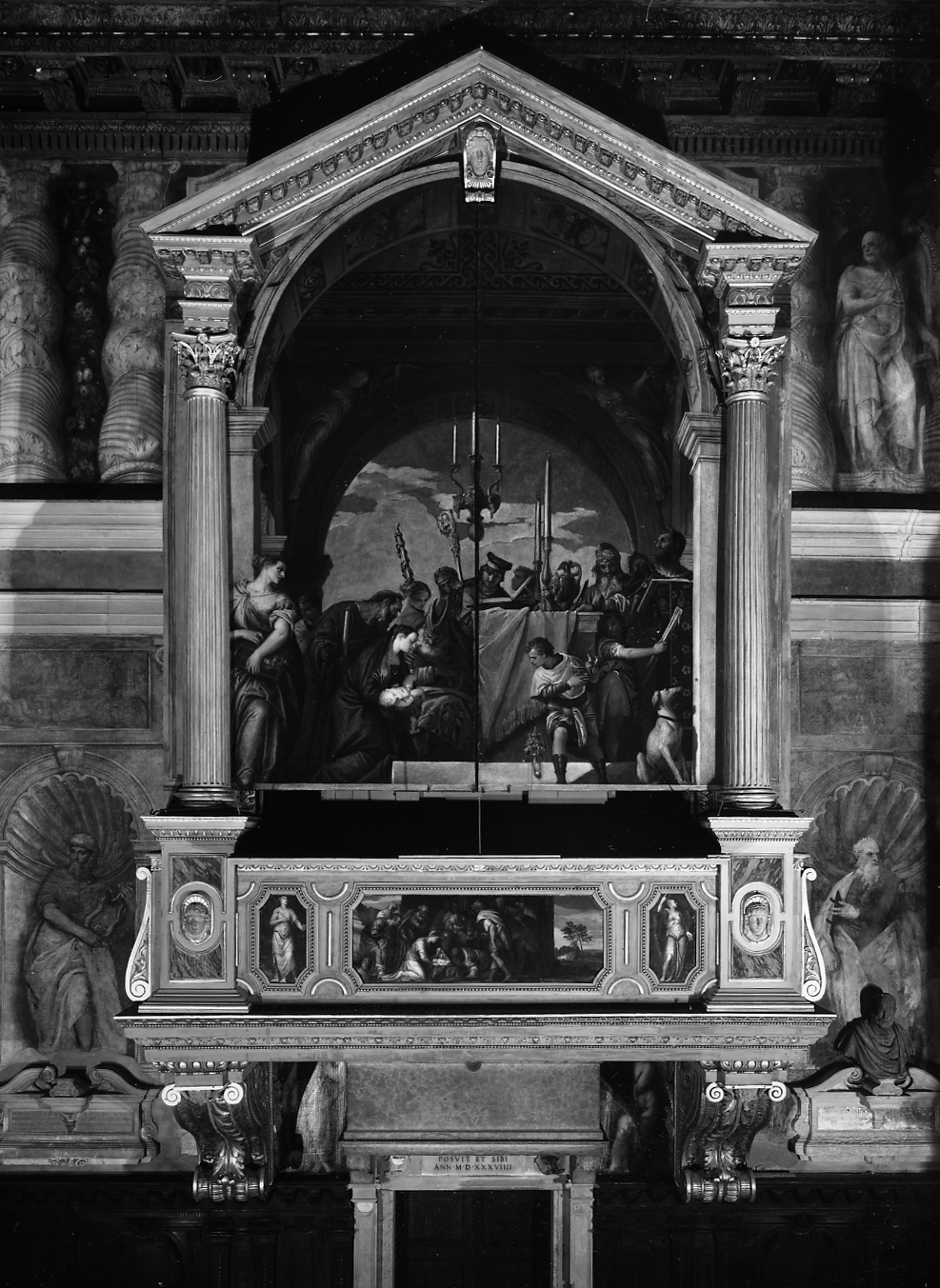 presentazione di Gesù al tempio (dipinto) di Caliari Paolo detto Veronese (sec. XVI)