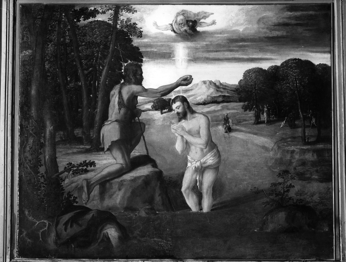 battesimo di Cristo (dipinto) di Vos de Marten (sec. XVI)