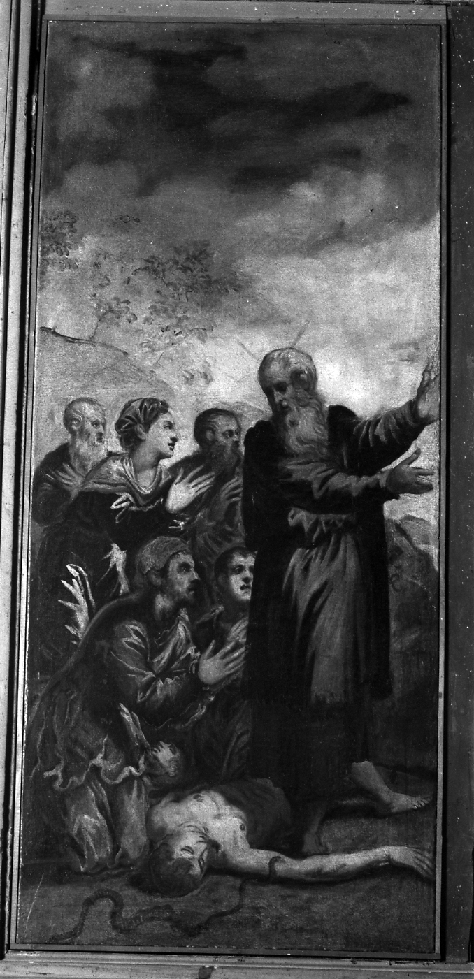 Castigo dei serpenti (dipinto) di Robusti Jacopo detto Tintoretto (sec. XVI)