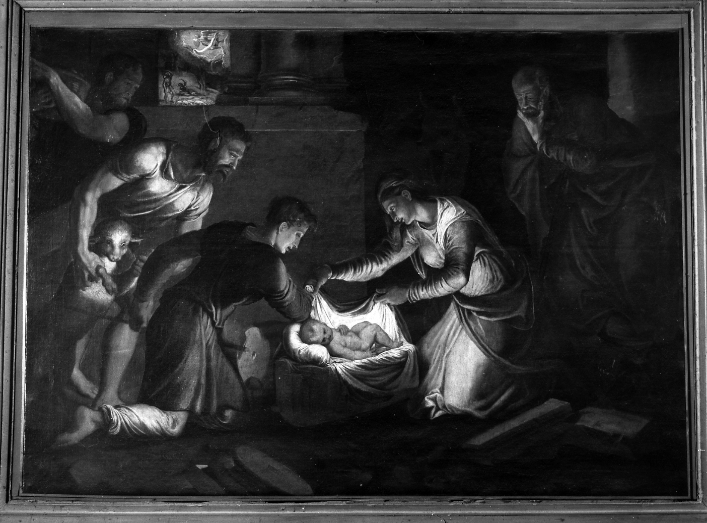 natività di Gesù (dipinto) di De Pitati Bonifacio detto Bonifacio Veronese (bottega) (sec. XVI)