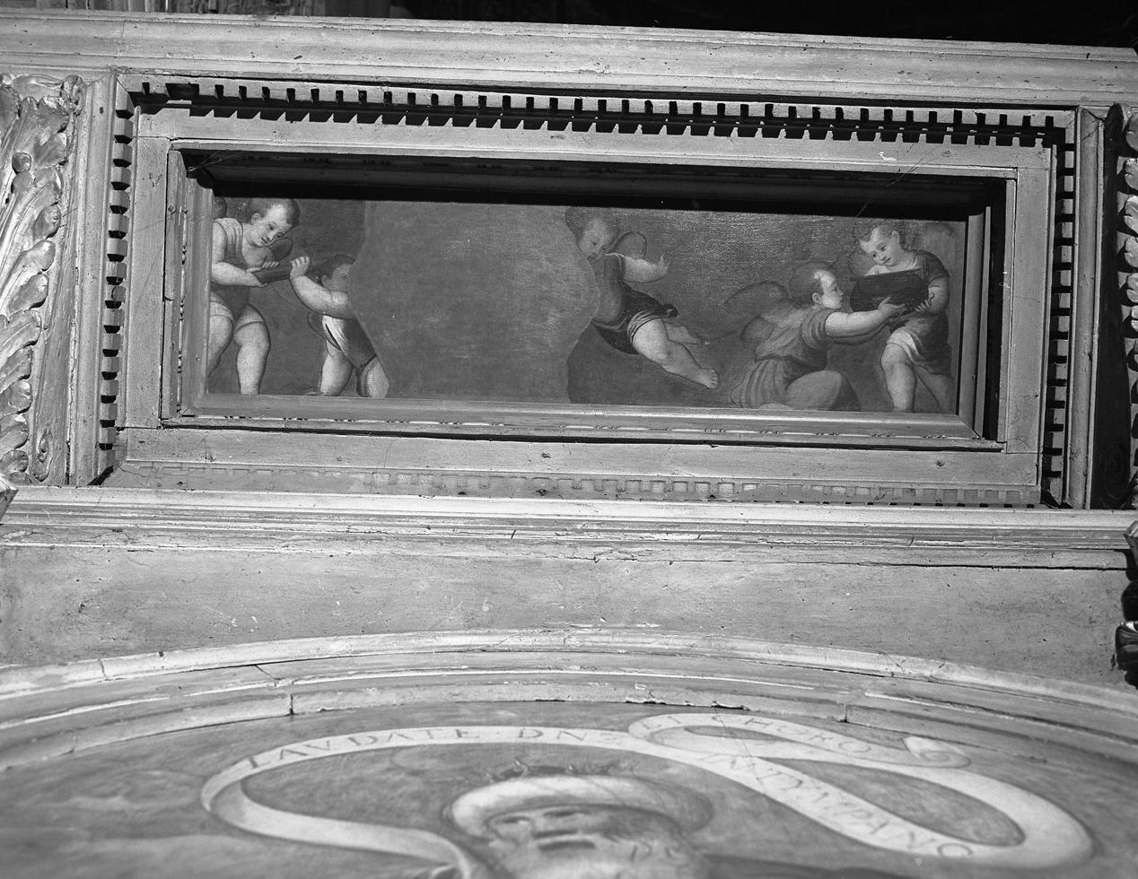 putti (dipinto, elemento d'insieme) di Meldolla Andrea detto Andrea Schiavone (sec. XVI)