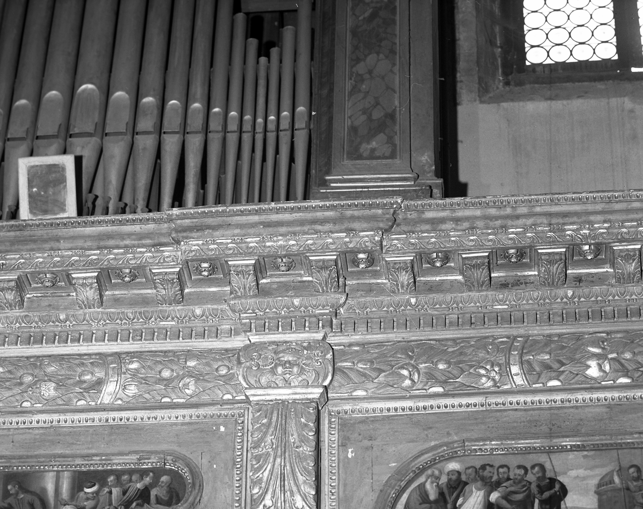 cornice, elemento d'insieme - ambito veneto (sec. XVI)