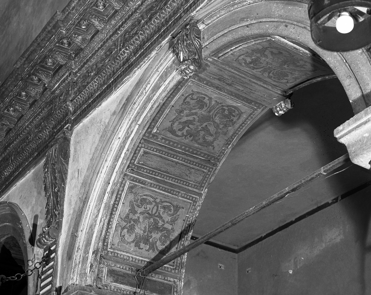 grottesche (decorazione pittorica) - ambito veneto (sec. XVI)