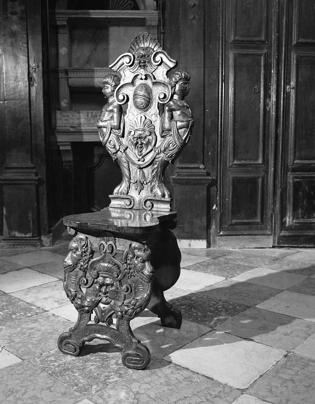 sedia - bottega veneta (sec. XVII)