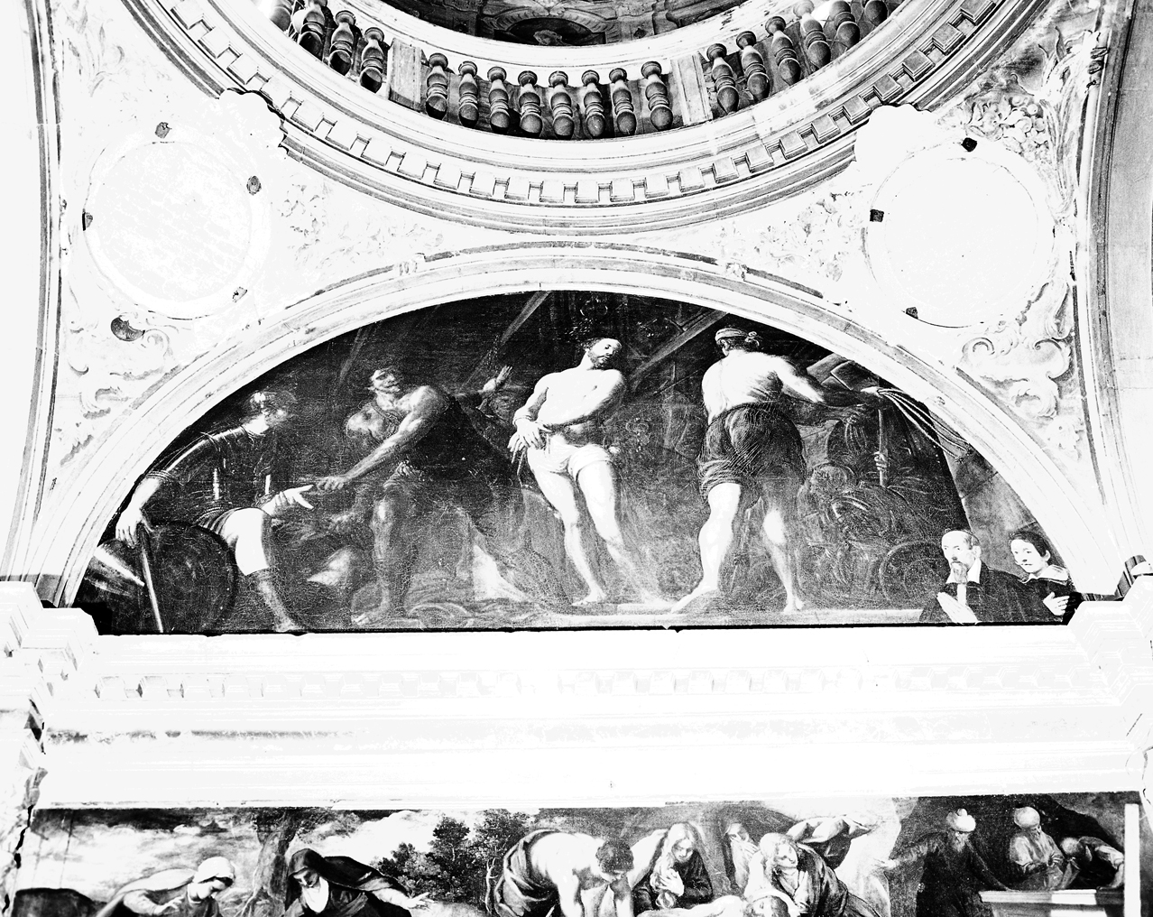 Ecce Homo (dipinto) di Del Moro Giulio (secc. XVI/ XVII)