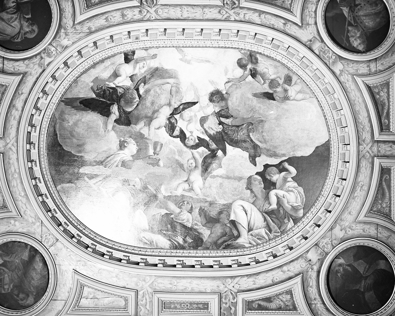 decorazione pittorica, insieme di Caliari Paolo detto Veronese (sec. XVI)