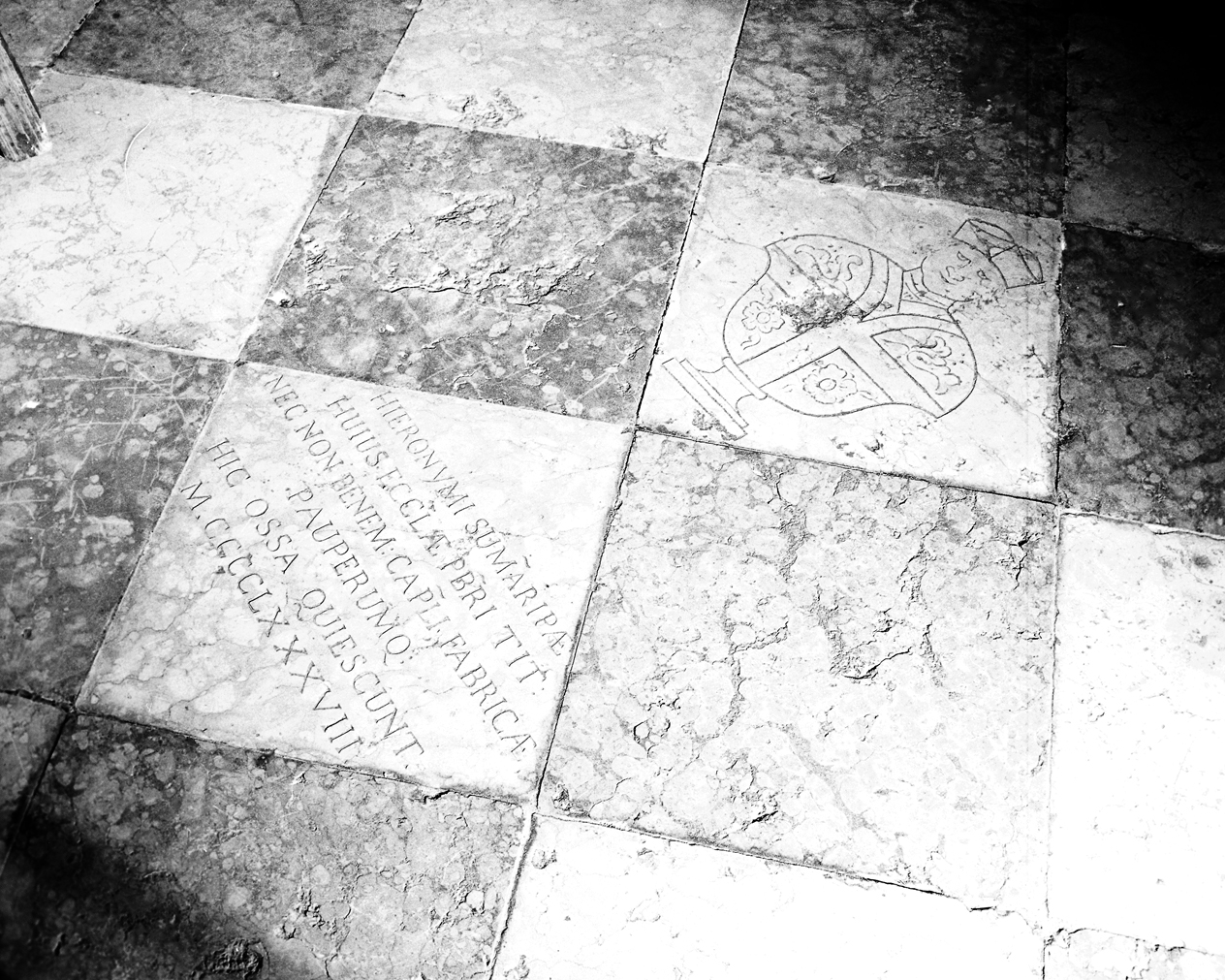 lapide tombale - ambito veneto (sec. XV)