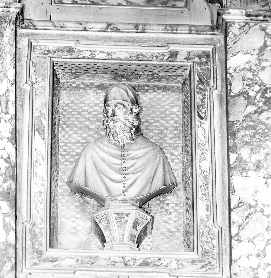 Padre della Chiesa (busto) di Marchiori Giovanni (attribuito) (sec. XVIII)
