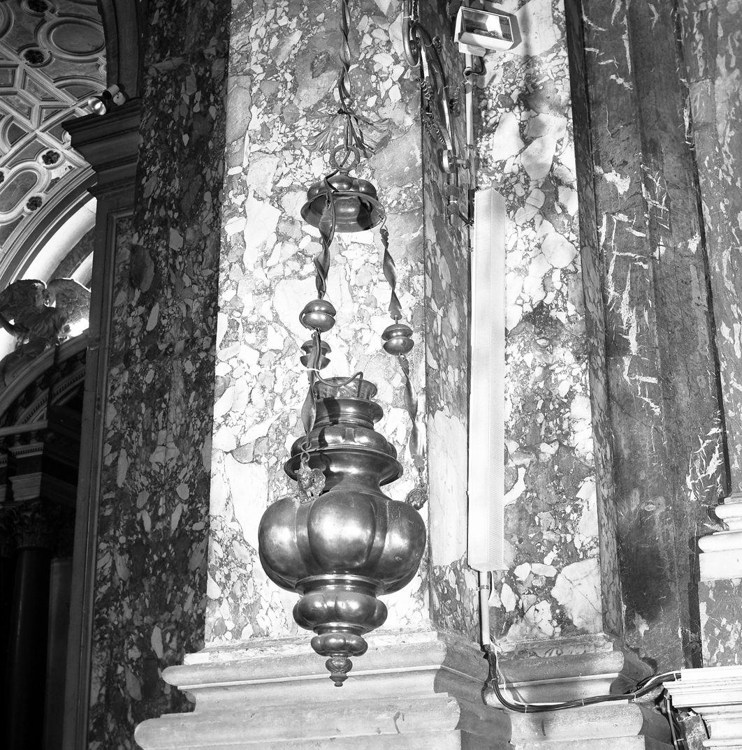 lampada pensile - ambito veneto (fine/inizio secc. XIX/ XX)