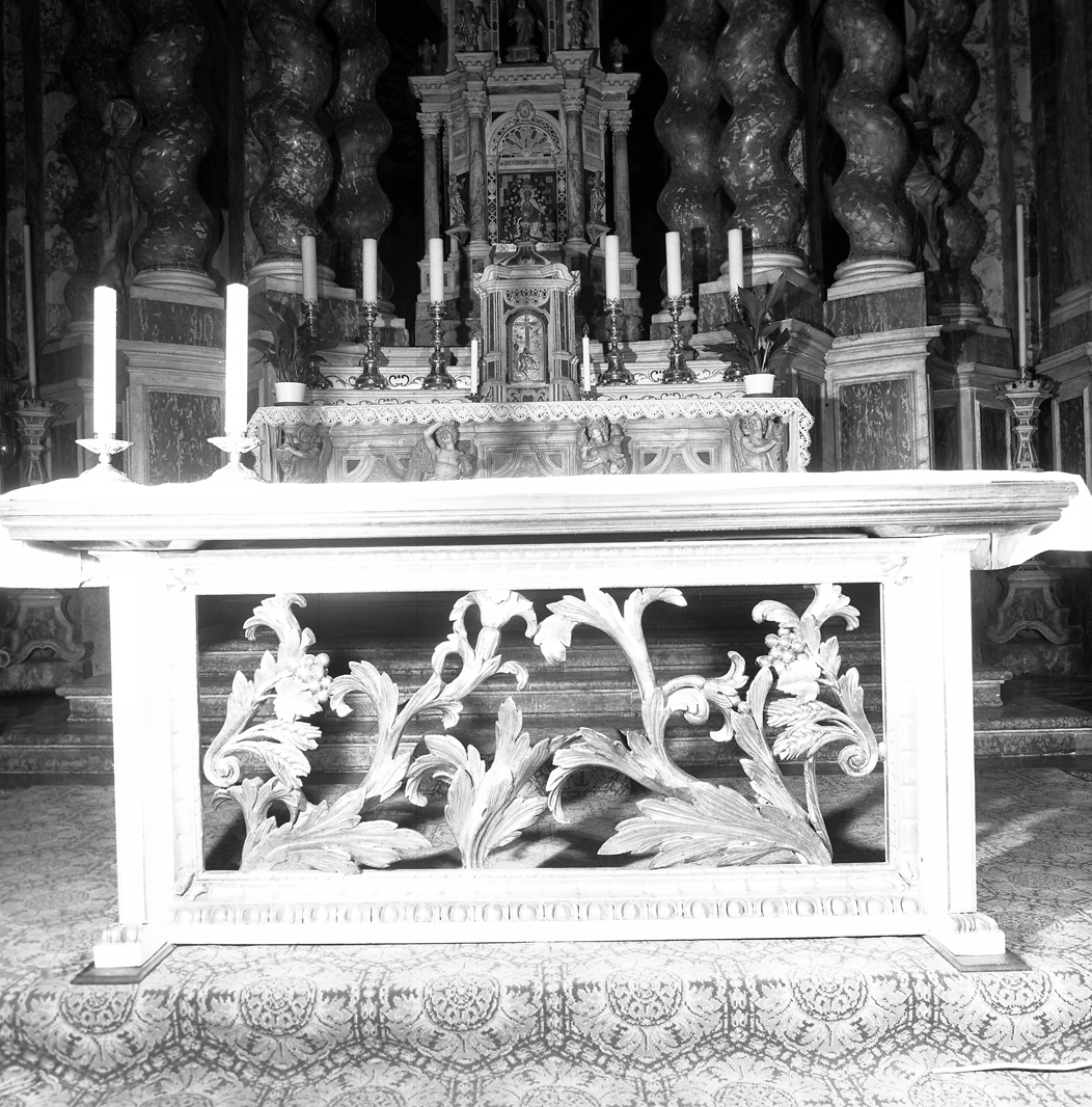 mensa d'altare - ambito veneto (inizio sec. XVIII)