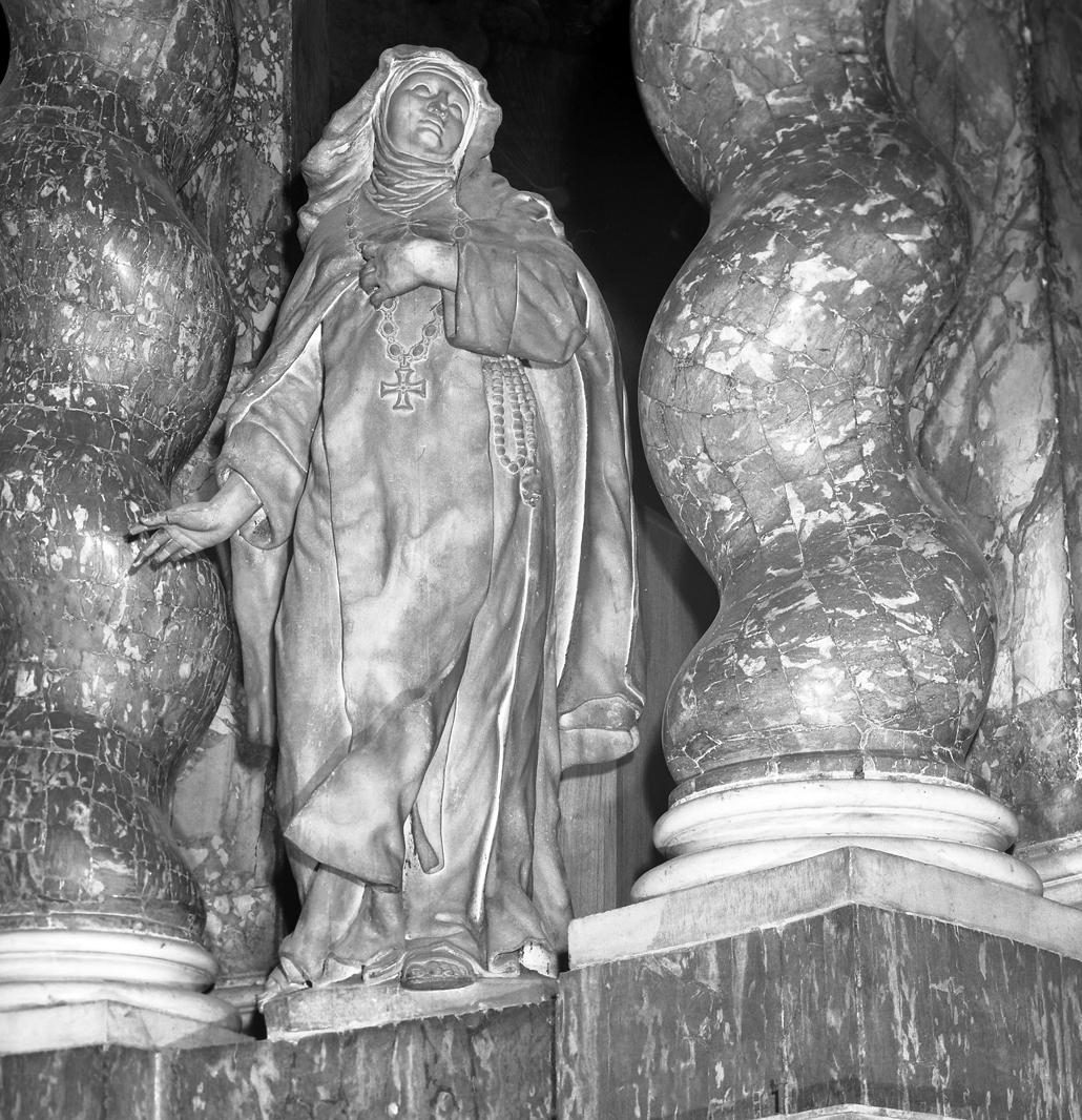 Santa Teresa d'Avila (statua) di Falcone Bernardo (seconda metà sec. XVII)