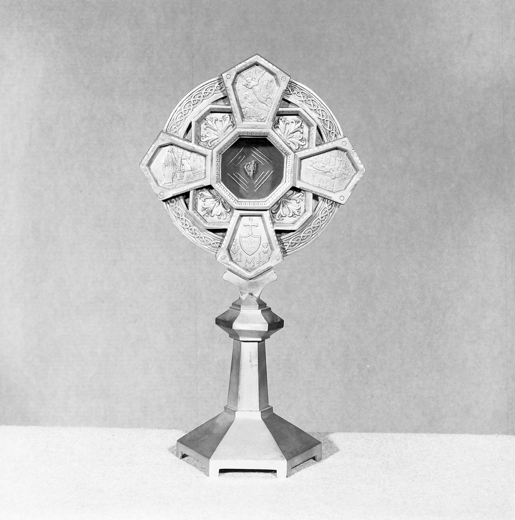 reliquiario - a ostensorio - ambito veneto (fine/inizio secc. XVIII/ XIX)