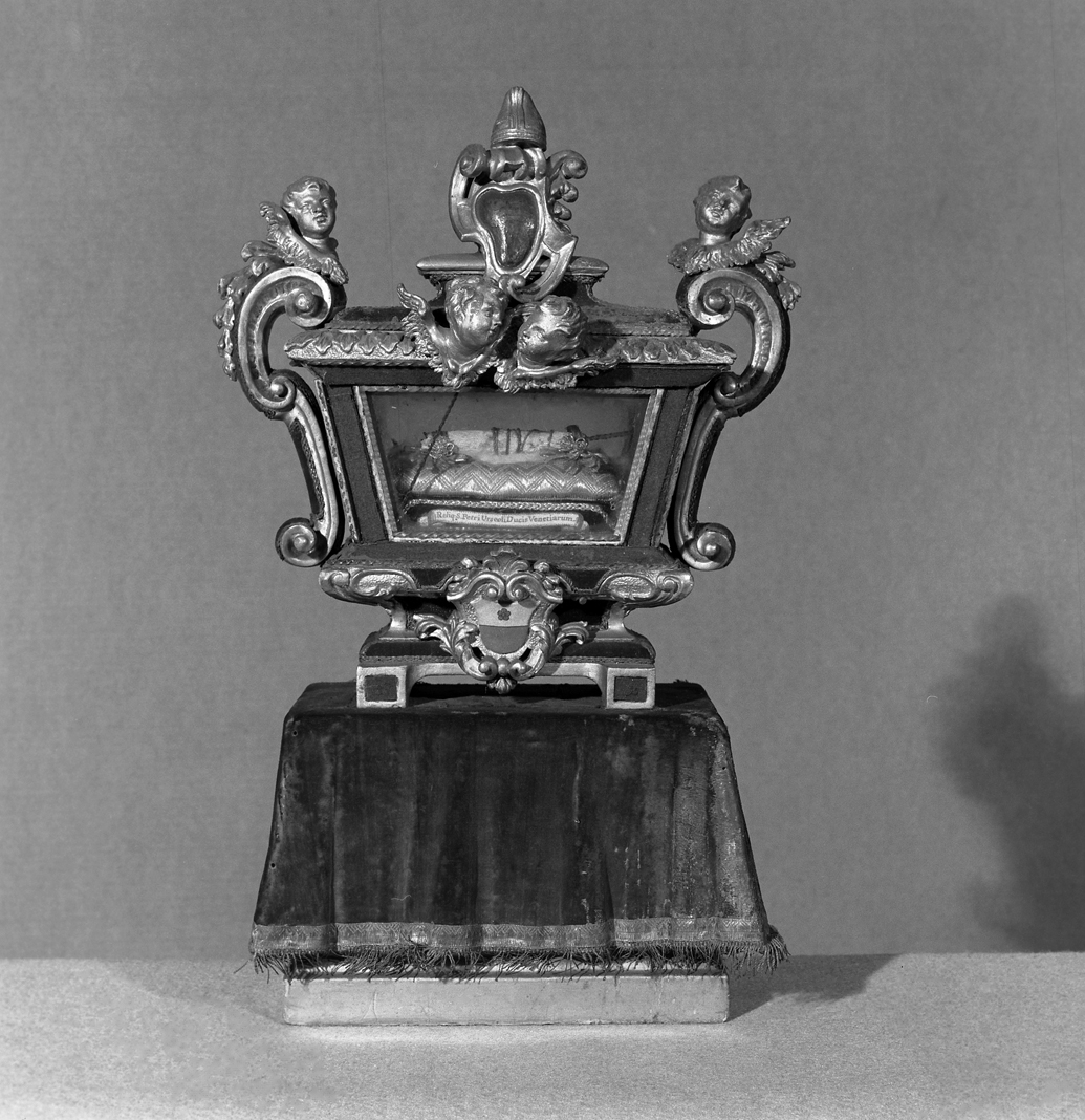 reliquiario - ambito veneto (fine/inizio secc. XVIII/ XIX)