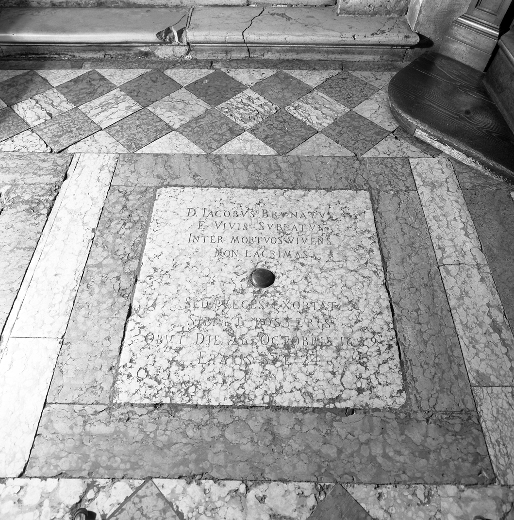 lastra tombale - ambito veneto (sec. XVII)