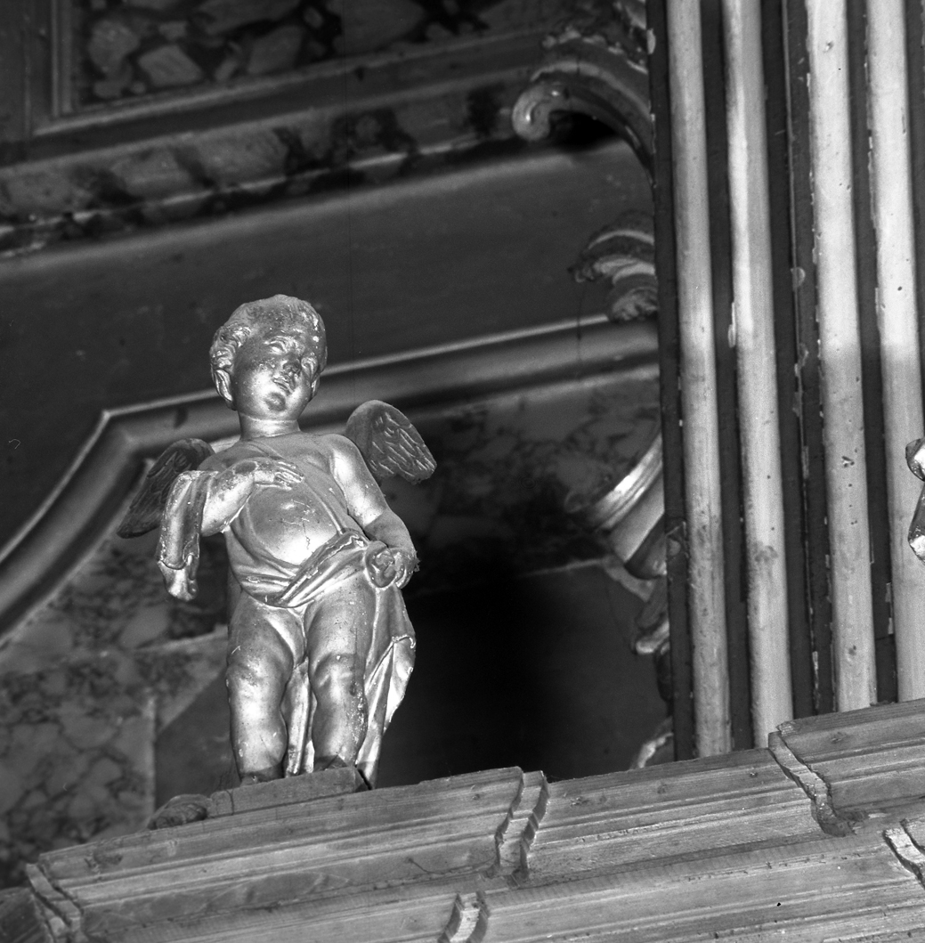 putto (statuetta, elemento d'insieme) di Marchiori Giovanni (sec. XVIII)