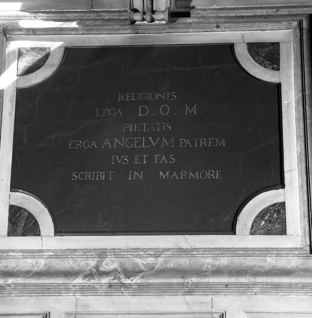 lapide - ambito veneto (secc. XVII/ XVIII)