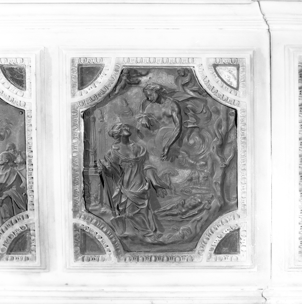 rilievo, elemento d'insieme - ambito veneto (sec. XVII)