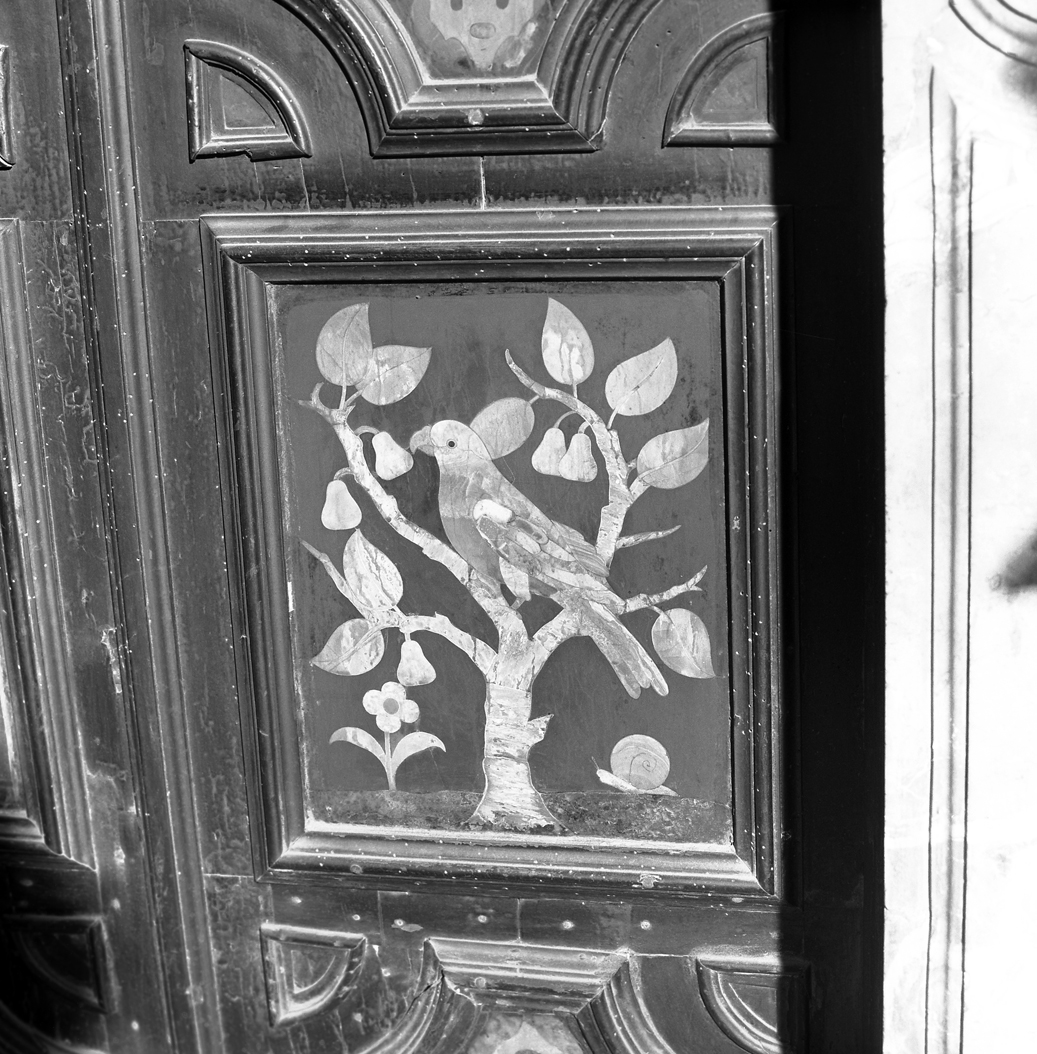 decorazione a intarsio, elemento d'insieme - ambito veneto (sec. XVII)
