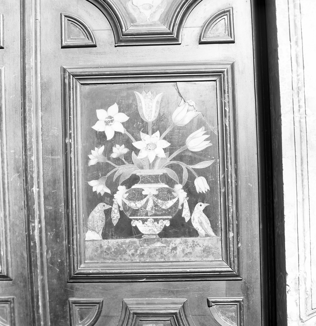 decorazione a intarsio, elemento d'insieme - ambito veneto (sec. XVII)