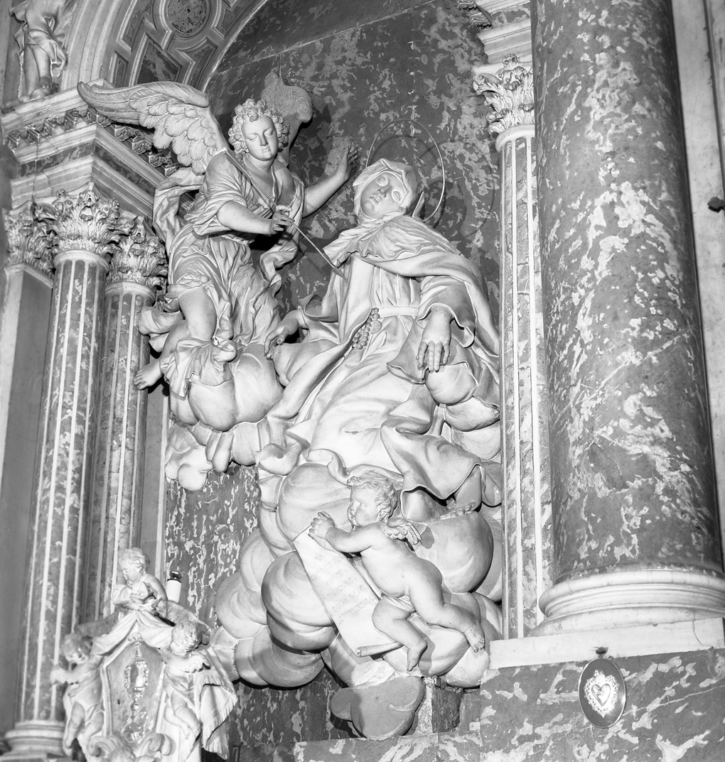 estasi di Santa Teresa d'Avila (gruppo scultoreo) di Merengo Arrigo (sec. XVII)