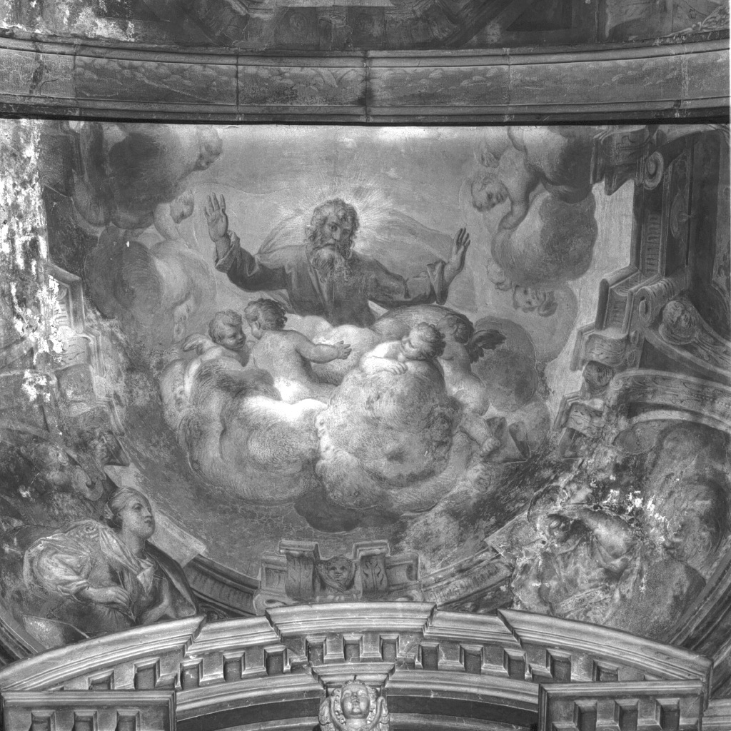 Dio Padre (dipinto, elemento d'insieme) di Letterini Agostino (sec. XVII)