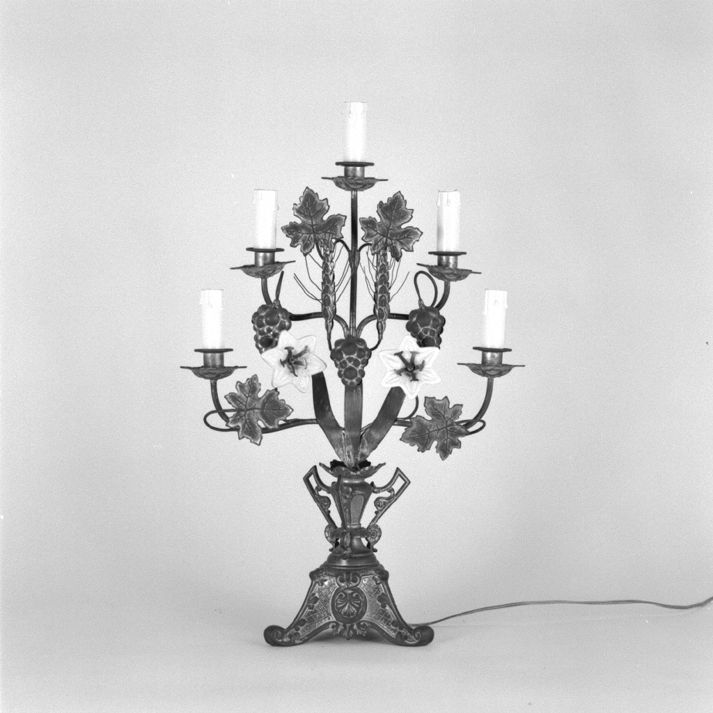 candelabro - ambito veneto (secc. XIX/ XX)