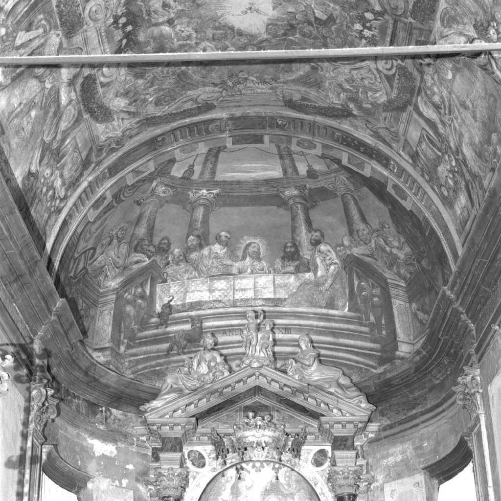 ultima cena (dipinto) di Letterini Agostino (sec. XVII)