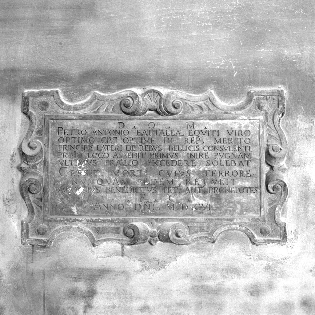 lapide - ambito veneto (sec. XVII)