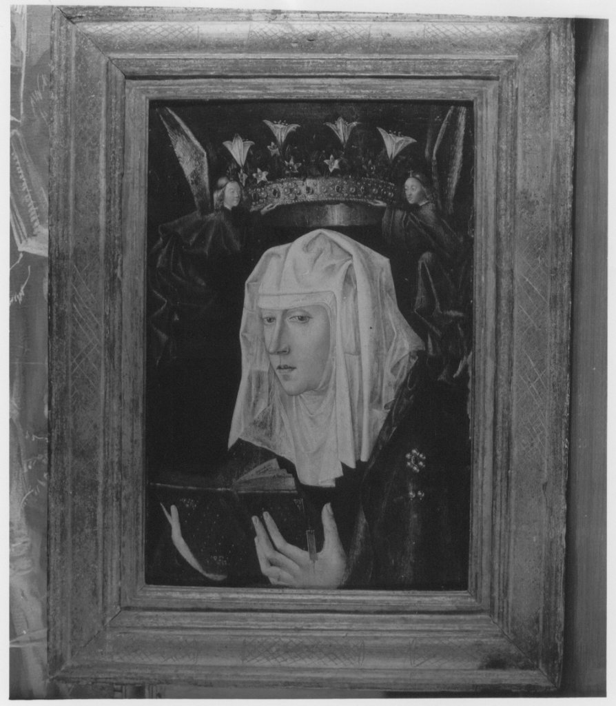 Santa Eulalia che regge un libro aperto (dipinto) di De Saliba Antonello detto Antonello da Messina (maniera) (seconda metà sec. XV)
