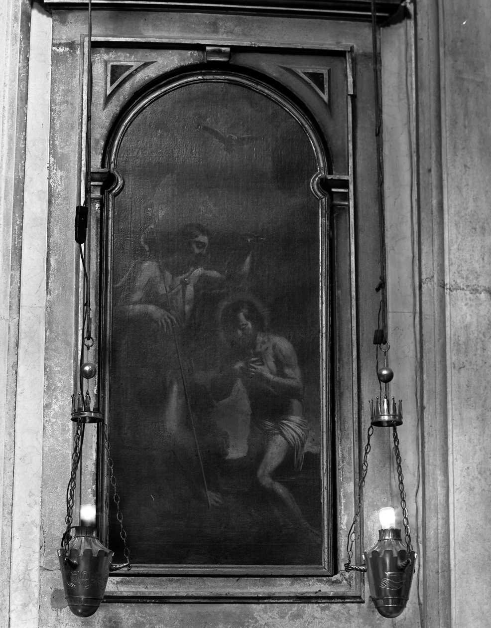 battesimo di Cristo (dipinto) - ambito veneto (fine/inizio secc. XIX/ XX)
