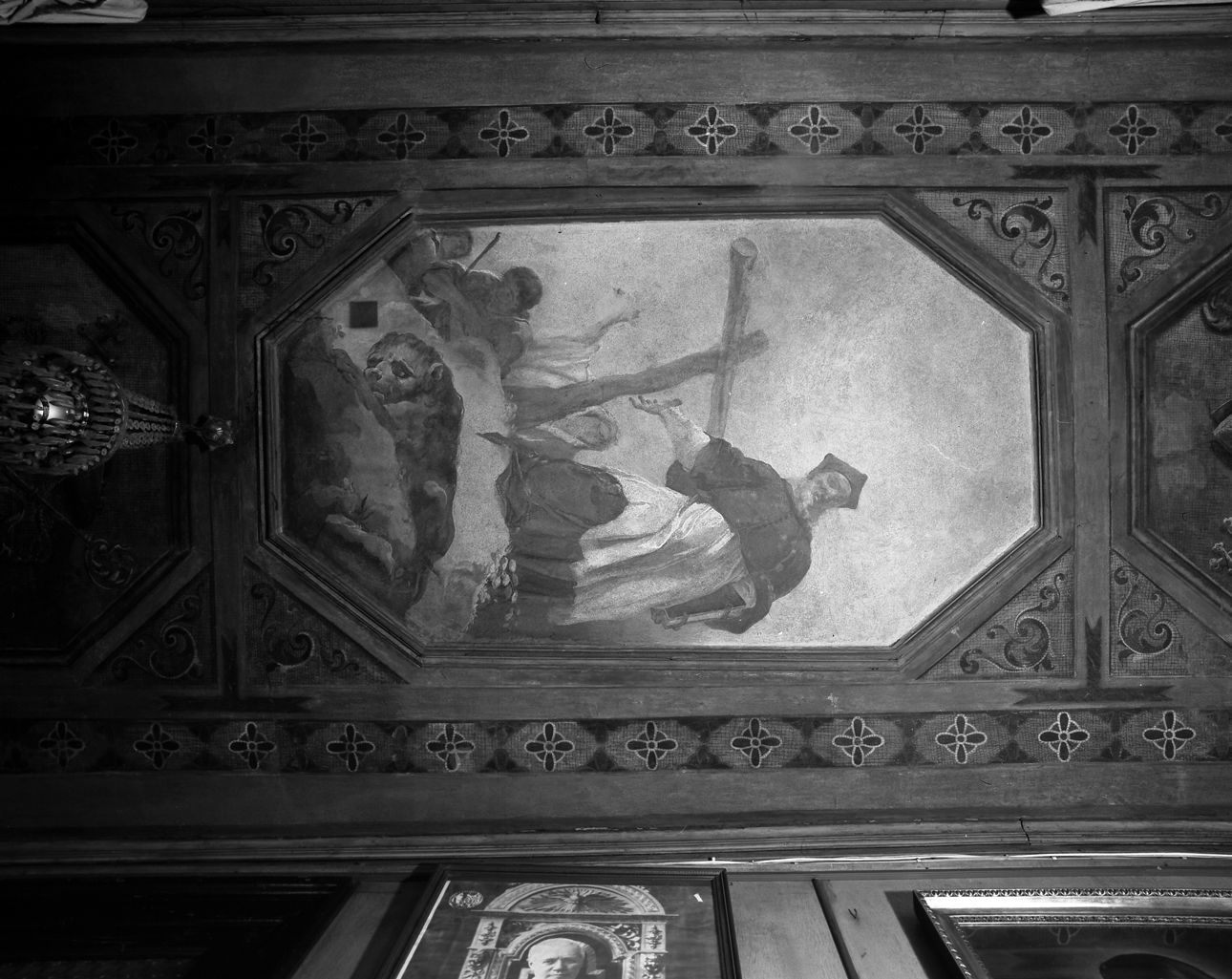 San Girolamo addita la croce (dipinto) di Tiepolo Giovanni Battista (attribuito) (sec. XVIII)