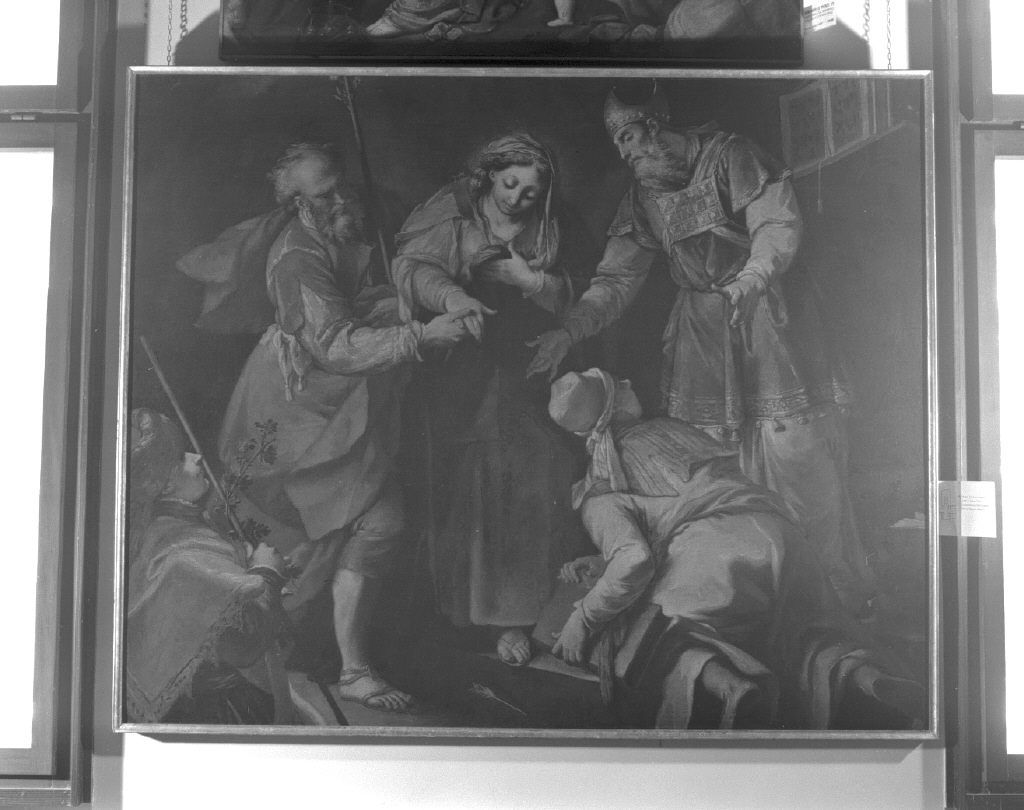 Sposalizio di Maria Vergine (dipinto) di Trevisani Angelo (attribuito) (sec. XVIII)