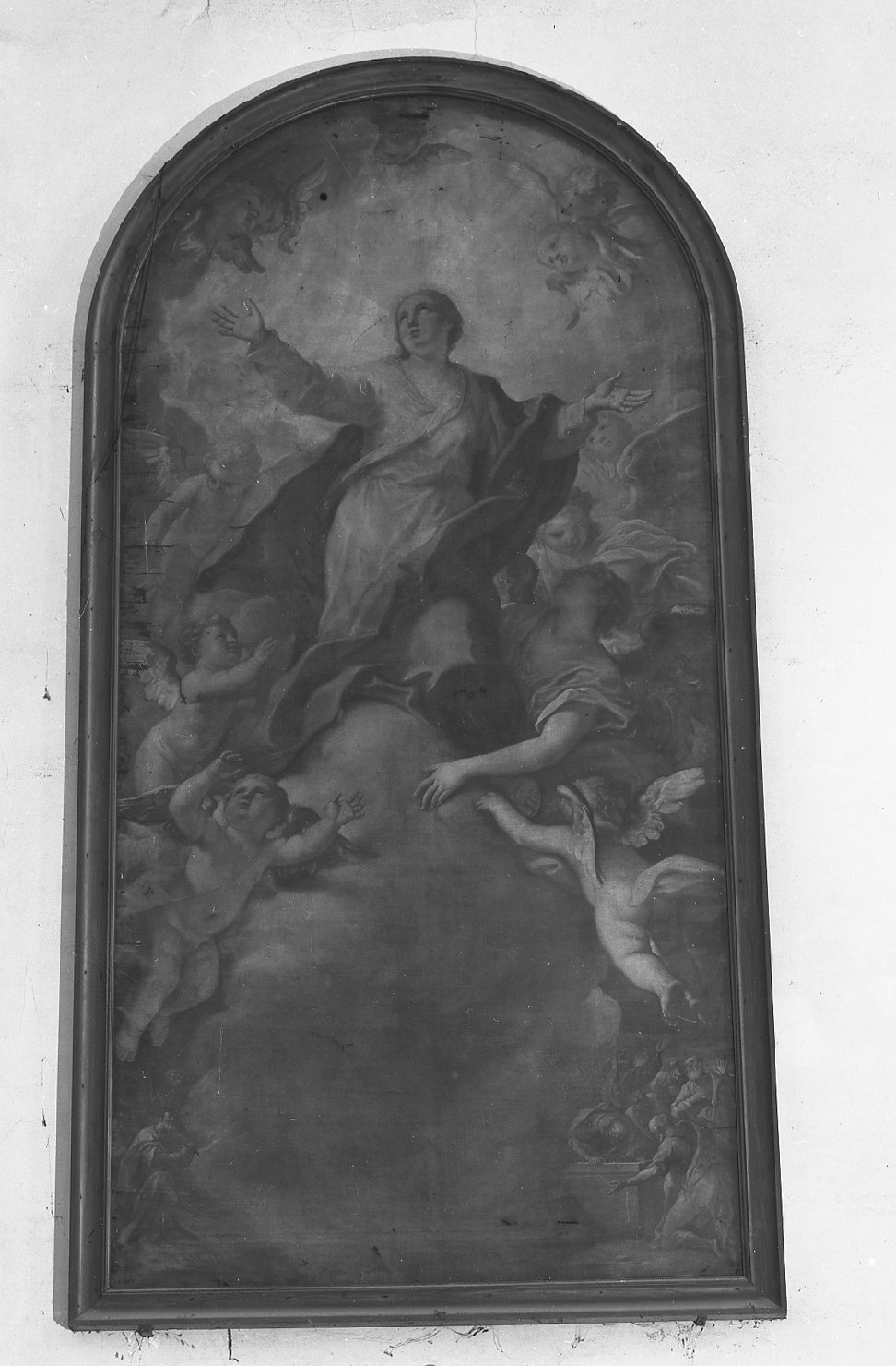 Assunzione della Vergine (dipinto) di Brusaferro Girolamo (sec. XVIII)
