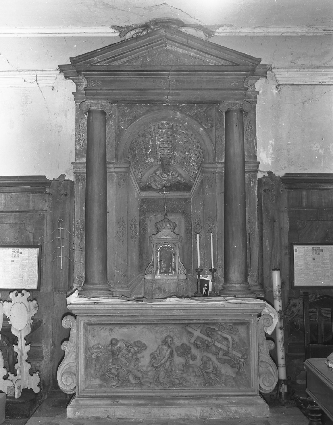 altare, insieme - ambito veneto (seconda metà sec. XVIII)