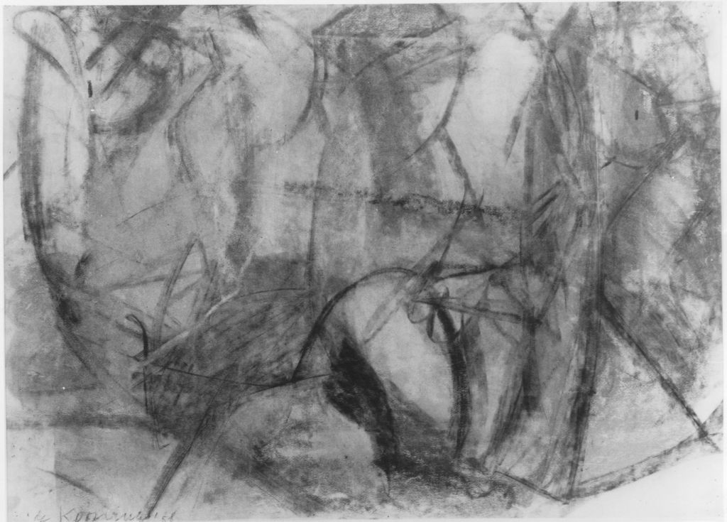 Drawing 1958 (disegno) di De Kooning Willem (terzo quarto sec. XX)