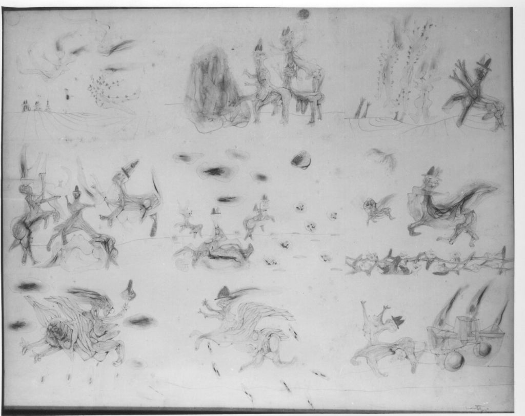 Drawing (disegno) di Ray Man, Costantini Egidio (secondo quarto sec. XX)